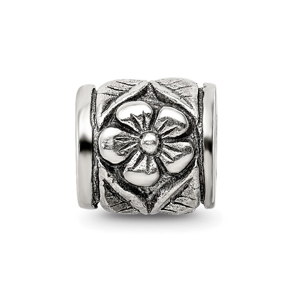 Sterling Silver Reflections Floral Bead