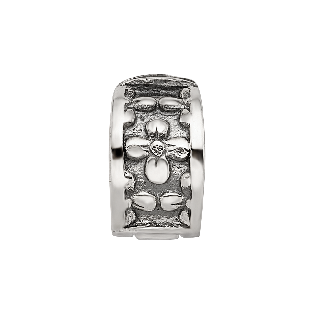 Sterling Silver Reflections Kids Floral Clip Bead