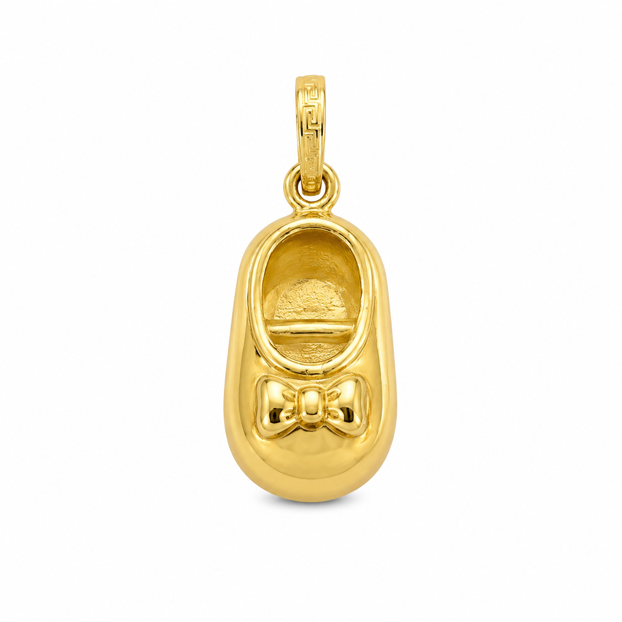 14KT Baby Shoe Yellow Gold Pendant {A1B3}