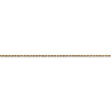 14k 1.15mm Machine-made Rope Chain 010L - shirin-diamonds