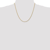 14k 1.75mm D/C Rope with Lobster Clasp Chain