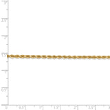14k 1.50mm D/C Rope with Lobster Clasp Chain 012L - shirin-diamonds