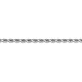 14k White Gold 1.5mm D/C Rope Chain 012W - shirin-diamonds