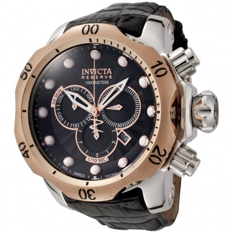 Invicta Men's 0360 Reserve Quartz Chronograph Black Dial Watch