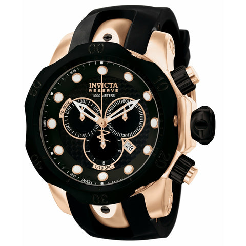 Invicta Men's 361 Reserve Quartz Chronograph Black Dial Watch