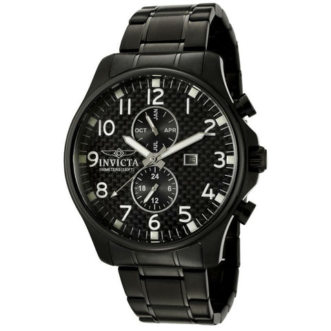 Invicta Men's 0383 Specialty Quartz Chronograph Black Dial Watch