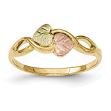 10k Tri-color Black Hills Gold Ring 10BH628 - shirin-diamonds