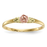 10k Tri-Color Black Hills Gold Rose Ring 10BH712 - shirin-diamonds