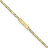 10k Anchor Link ID Bracelet 10BID44 - shirin-diamonds