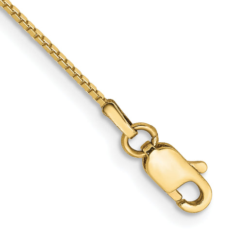 10k Yellow Gold Box Chain Bracelet