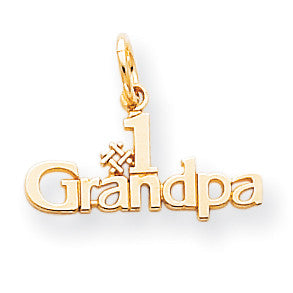 10k #1 Grandpa Charm 10C120 - shirin-diamonds