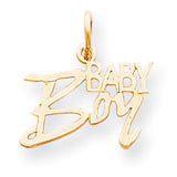 10k Baby Boy Charm 10C129 - shirin-diamonds