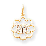 10k Baby Girl Charm 10C136 - shirin-diamonds