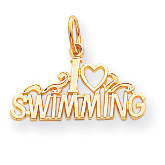 10k Swimming Charm 10C156 - shirin-diamonds