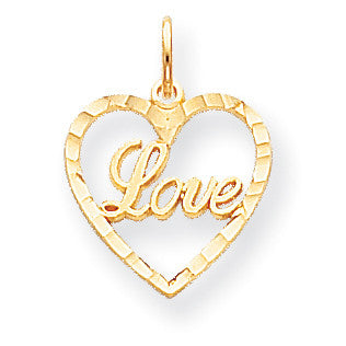 10k LOVE IN HEART CHARM 10C209 - shirin-diamonds
