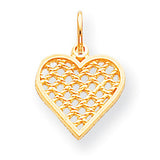 10k Heart Charm 10C216 - shirin-diamonds