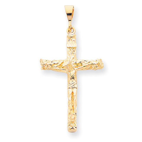 10k Crucifix Charm 10C285 - shirin-diamonds