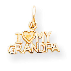 10k I Love My Grandpa Charm 10C427 - shirin-diamonds