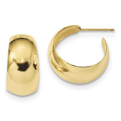 10k Small Hoop Earrings 10ER291 - shirin-diamonds