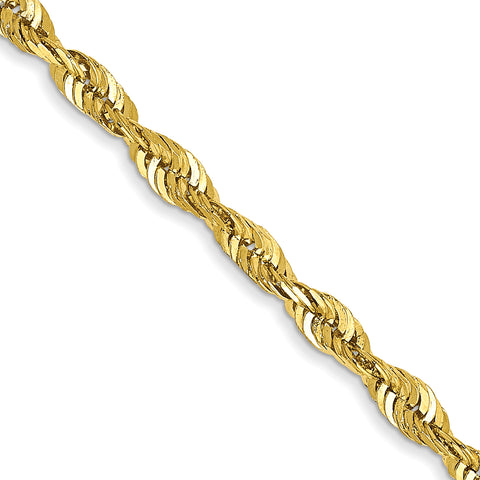 10k 2.55mm D/C Extra-Lite Rope Chain