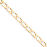 10k Fancy Link Bracelet 10GL4 - shirin-diamonds
