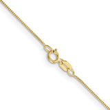 10k Yellow Gold Box Chain Necklace