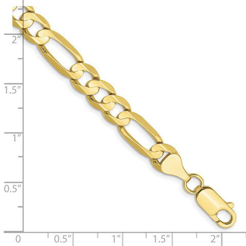 10k 6.75mm Light Figaro Chain