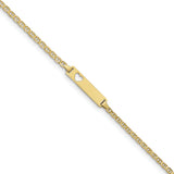10k Flat Anchor Link ID Bracelet 10LID71 - shirin-diamonds