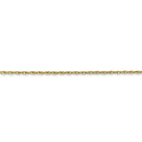 10k 1.3mm Heavy-Baby Rope Chain 10PE6 - shirin-diamonds