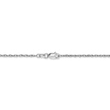 10k WG 1.3mm Heavy-Baby Rope Chain 10PE90 - shirin-diamonds