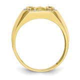 10k Men's Diamond DAD Ring 10X164