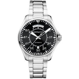 Hamilton Khaki Aviation Automatic Bracelet Watch, 42mm in Silver/Black/Silver at Nordstrom