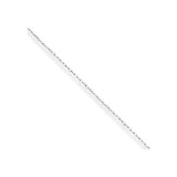 14K White Gold Carded Pendant Cable Rope Chain Necklace - Fine Jewelry Gift