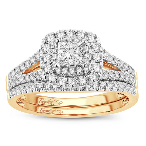 14K 1.00CT DIAMOND  BRIDAL RING
