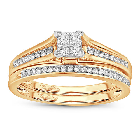 10K 0.33CT Diamond Bridal Ring