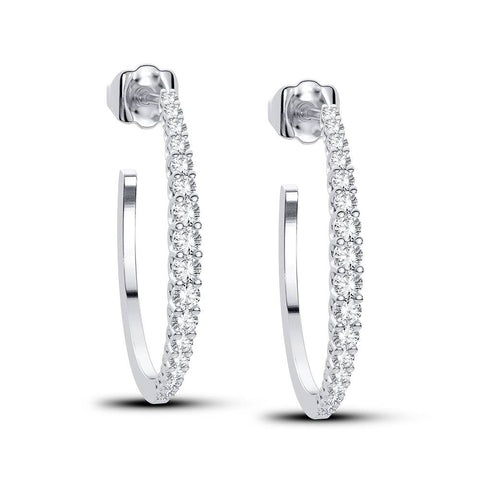 14K 0.33CT Diamond Earring