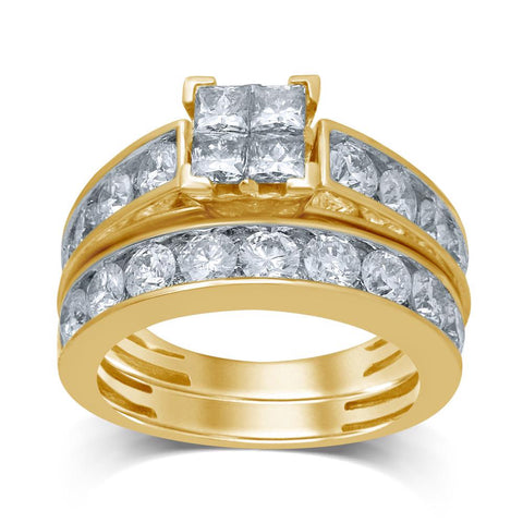 14K 3.33CT Diamond BRIDAL RING