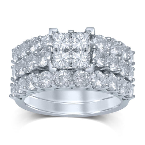 14K 3.95CT Diamond BRIDAL RING