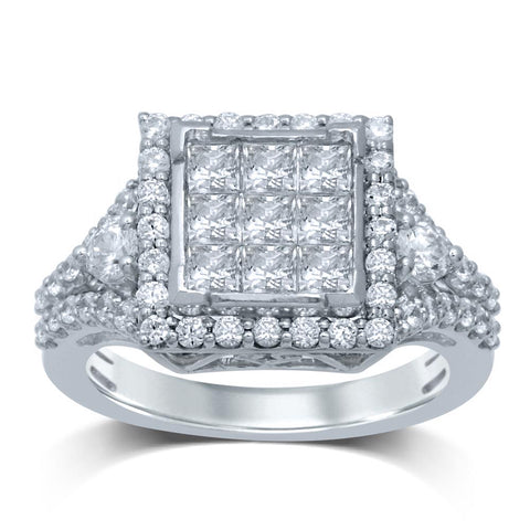 14K 2.00CT Diamond BRIDAl RING