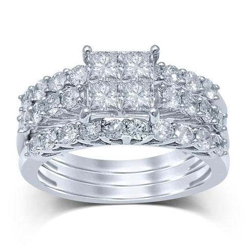 14K 2.04CT Diamond BRIDAL RING