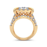 14K 5.25CT Diamond Bridal Ring