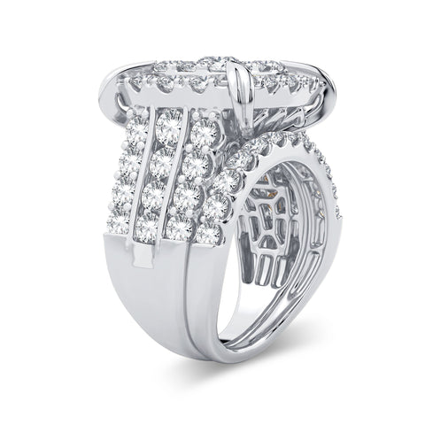14K 5.25CT Diamond Bridal Ring