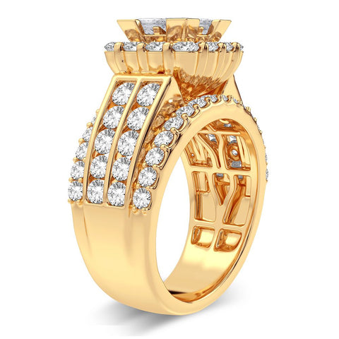 14K 3.00CT Diamond Bridal Ring