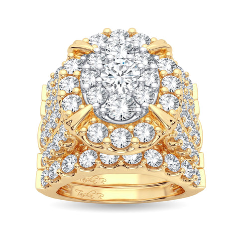 14K 5.00CT Diamond Bridal Ring