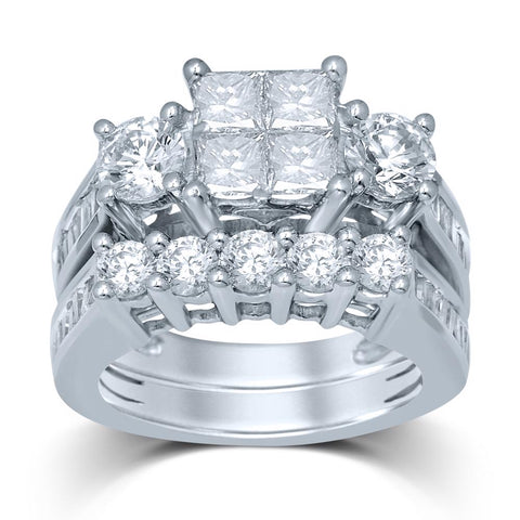 14K 4.00CT Diamond BRIDAL RING