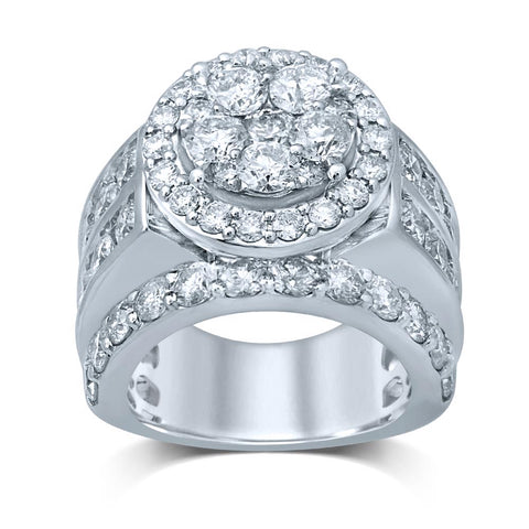 14K 7.00CT Diamond BRIDAL RING
