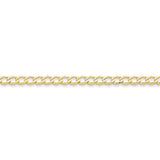10k 5.25mm Semi-Solid Curb Link Chain