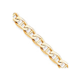 10k 9mm Hand-Polished Anchor Link Chain