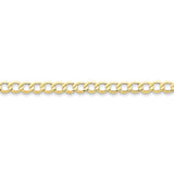 10k 6.5mm Semi-Solid Curb Link Chain