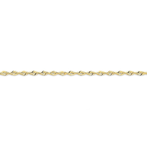 10k 2.55mm D/C Extra-Lite Rope Chain